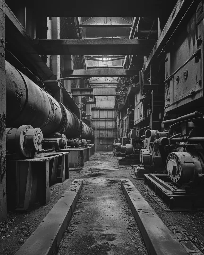 Material study: industrial hall